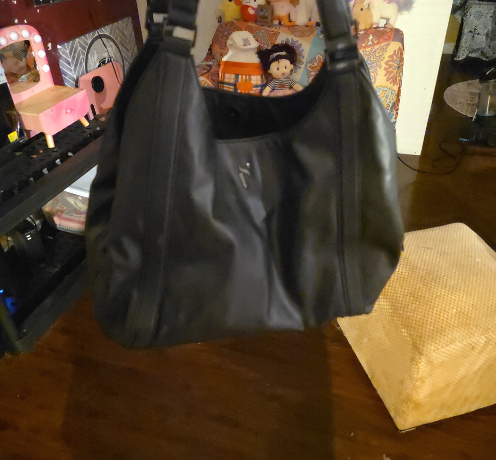 Simply Vera Vera Wang Black Tote Shoulder Bag